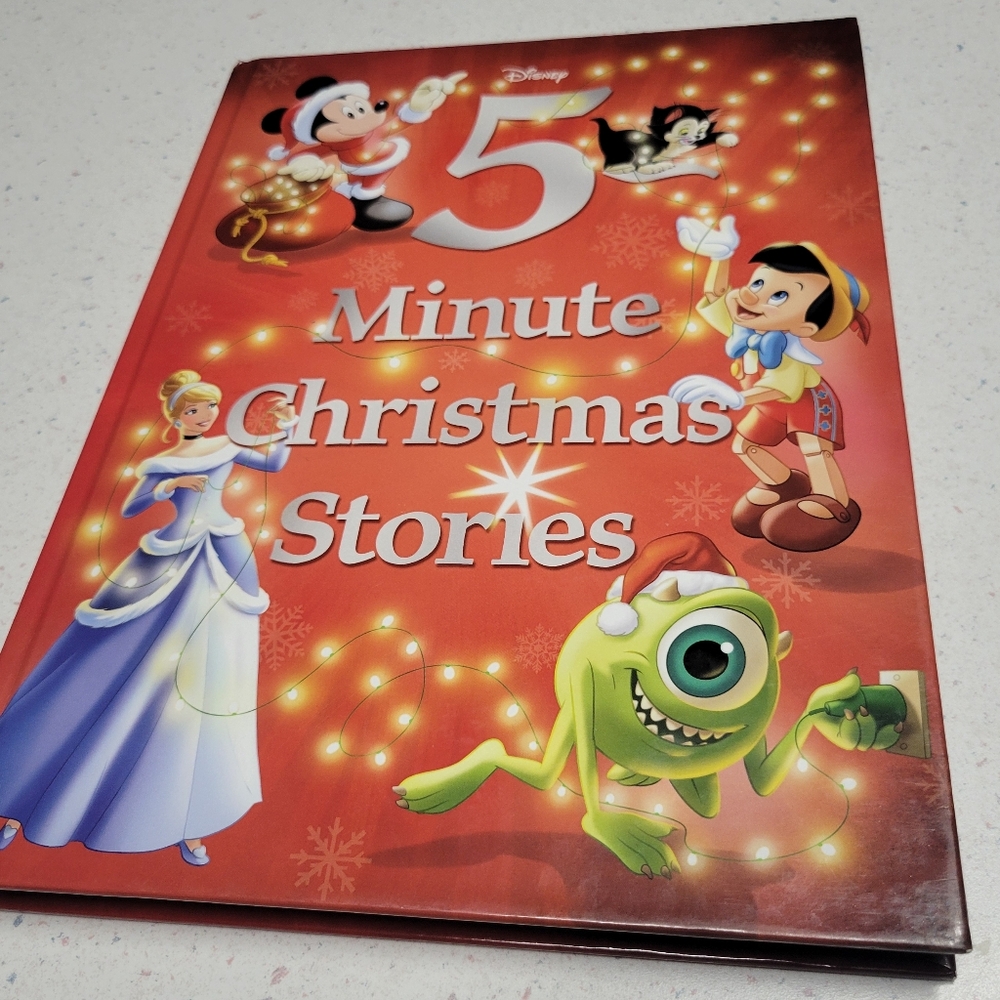 Disney 5-Minute Stories  Hardcover Kids Story Book - GUC